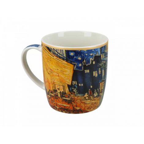 Kubek w puszce Carmani 420ml - V. van Gogh, Tarasy kawiarni nocą - 2